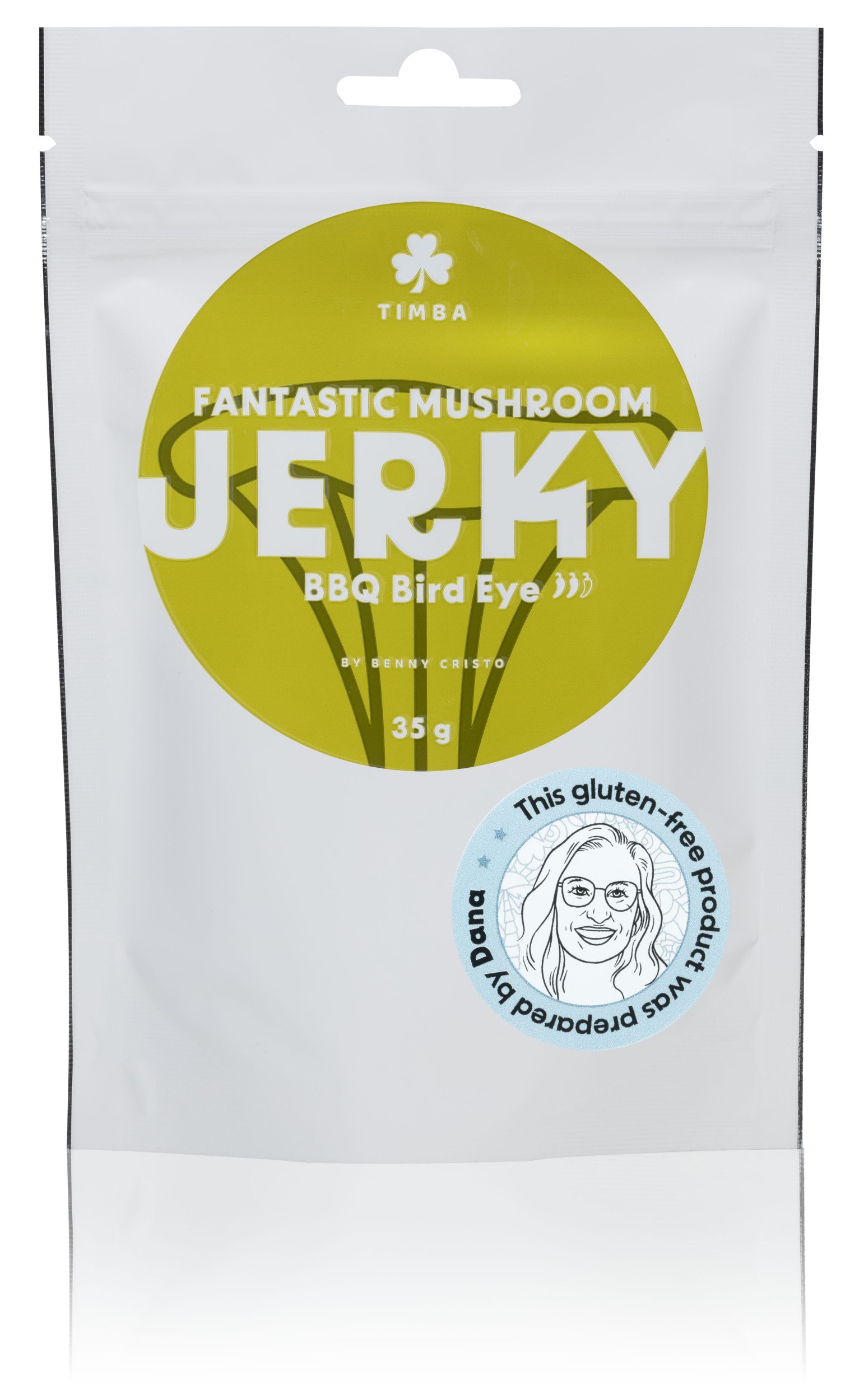 Timba fantastic mushroom jerky BBQ Bird Eye 35g