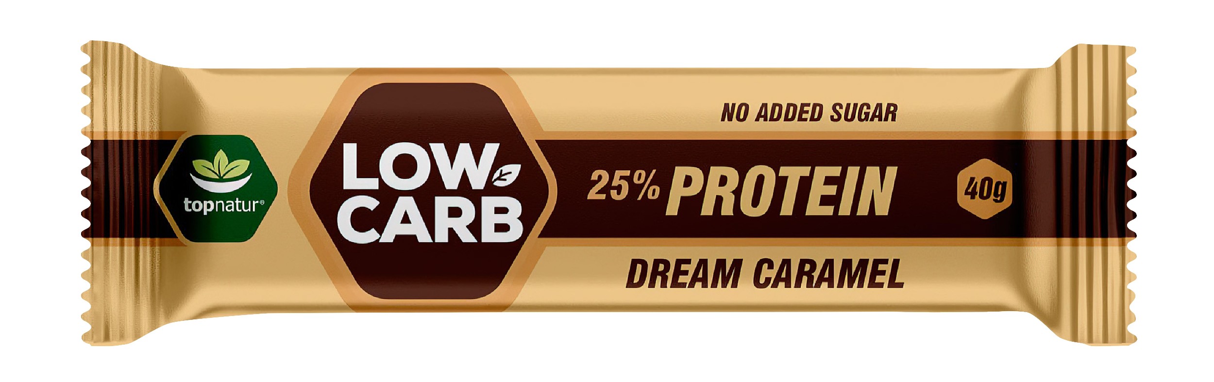 Topnatur Low Carb Tyčinka proteinová karamel 40g