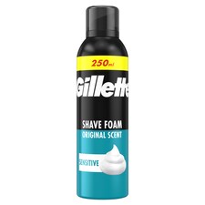 Gillette Classic Pěna Na Holení Sensitive Pro Citlivou Pokožku, 250 ml