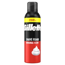 Gillette Classic Pěna Na Holení S Původní Vůní, Pro Rychlé A Snadné Holení, 250ml
