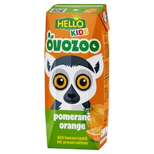 Hello Kids Ovozoo pomeranč 250ml
