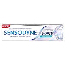 Sensodyne Advanced White Enamel Defence bělicí zubní pasta pro citlivé zuby 75ml