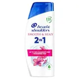 Head & Shoulders Šampon a Kondicionér Smooth & Silky 2v1, 400 ml. Vlasy Bez Lupů