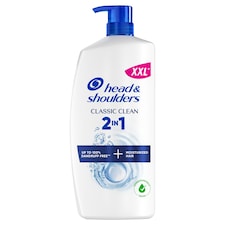 Head & Shoulders Classic Clean 2v1 Šampon a Kondicionér Proti Lupům 800ml s Pumpičkou. Bez Lupů