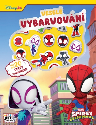 JIRI MODELS Veselé vybarvování se super samolepkami Spidey
