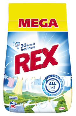 Rex Amazonia Freshness prací prášek