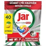 Jar Platinum Plus Kapsle Do Myčky Nádobí, Lemon, , 40 Kapsle,  Výkonný I Během Krátkých Cyklů