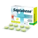 SEPTABENE CITRON A BEZOVÝ KVĚT 3MG/1MG Pastilka 24