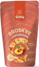 GRIZLY Broskve lyofilizované
