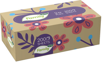 Tento Kapesníky 2vrstvé, family box