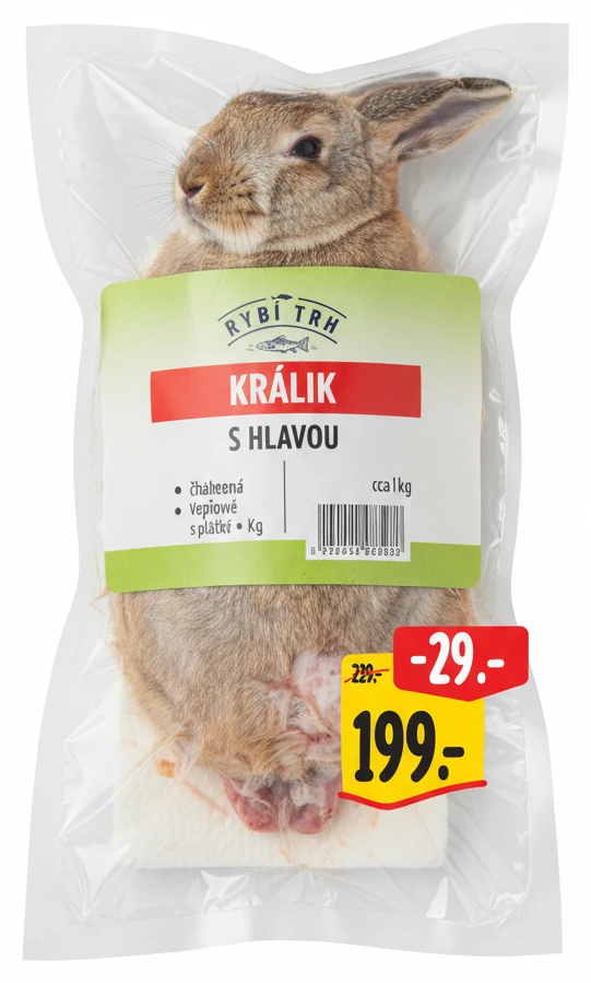 Králík s hlavou