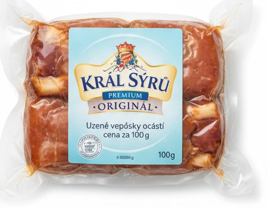 Uzené vepřové ocásky s kostí