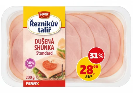 Dušená šunka Standard Řezníkův talíř