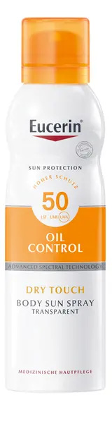 Eucerin SUN transparentní sprej Oil Control Dry Touch SPF50 200ml