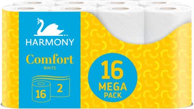 Harmony Comfort Toaletní papír, 2vrstvý, 16 rolí