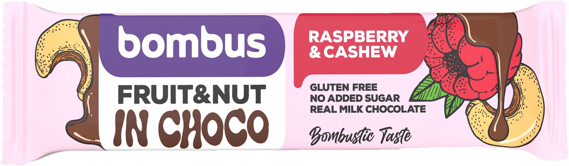 Bombus Fruit & Nut Raspberry & Cashew
