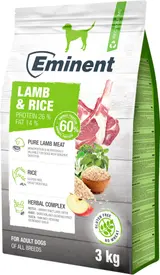 Eminent Lamb & Rice granule pro psy všech plemen