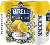 Birell 0.0 Sicilský citrón nealko pivo 6x500ml plech
