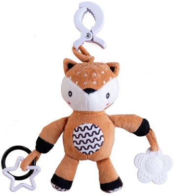 Teddies Srneček babyted chrastítko plyšové, 30 cm, závěs na postýlku