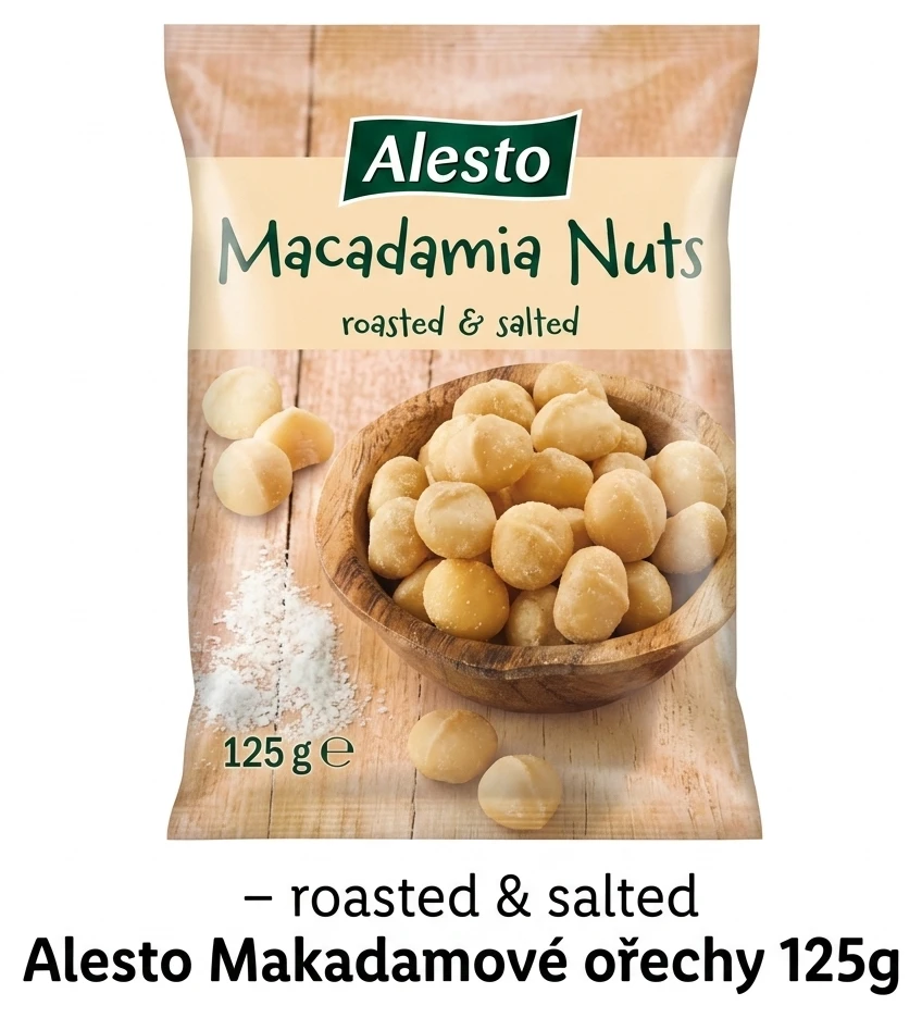 Alesto Makadamové ořechy