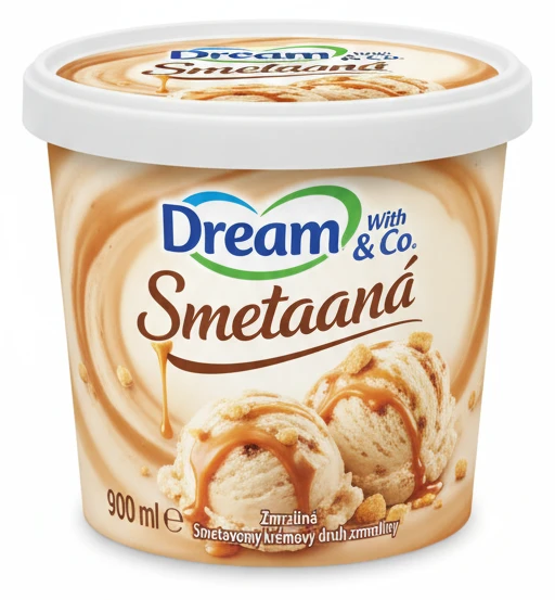 Zmrzlina Dream & Co Smetanová