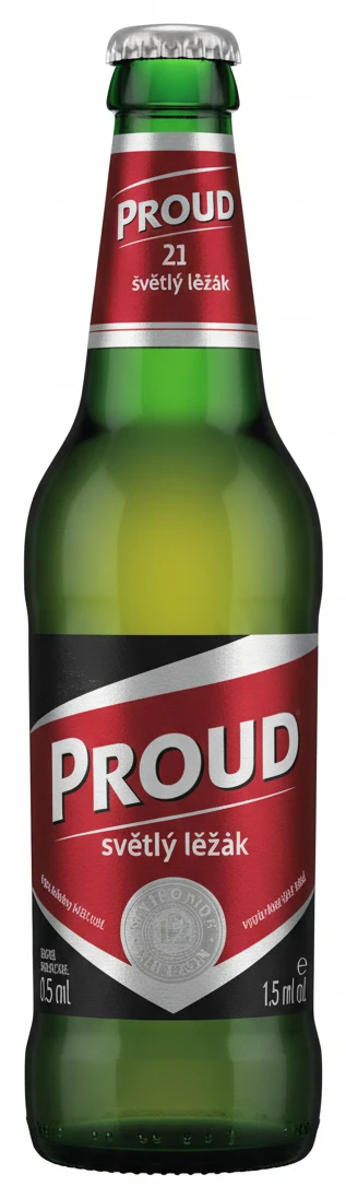 Proud světlý ležák