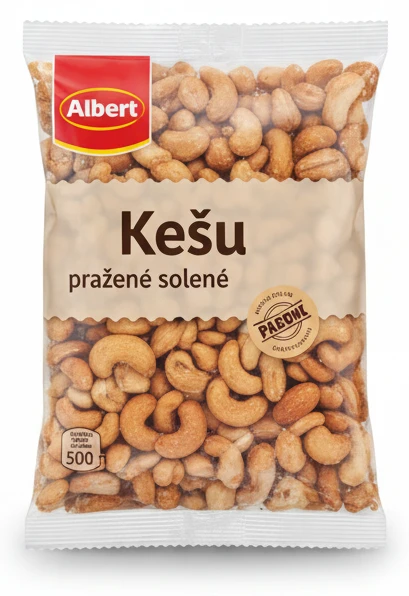 Albert Kešu pražené solené