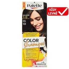 Schwarzkopf Palette Color Shampoo barva na vlasy Černý 1-0 (113)