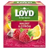 Loyd Bylinno-ovocný čaj aromatizovaný maliny & citron 20 x 2g (40g)