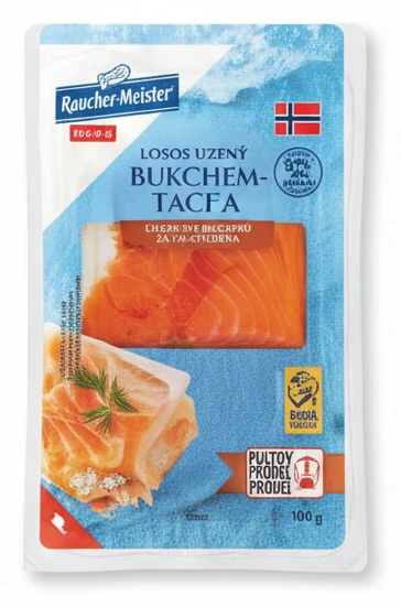Losos uzený bukovým kouřem za studena