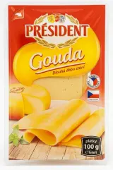 PRÉSIDENT Plátkový sýr