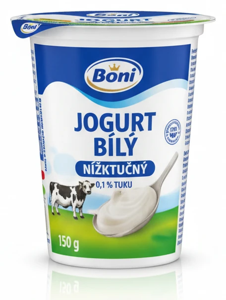 Jogurt Boni bílý nízkotučný