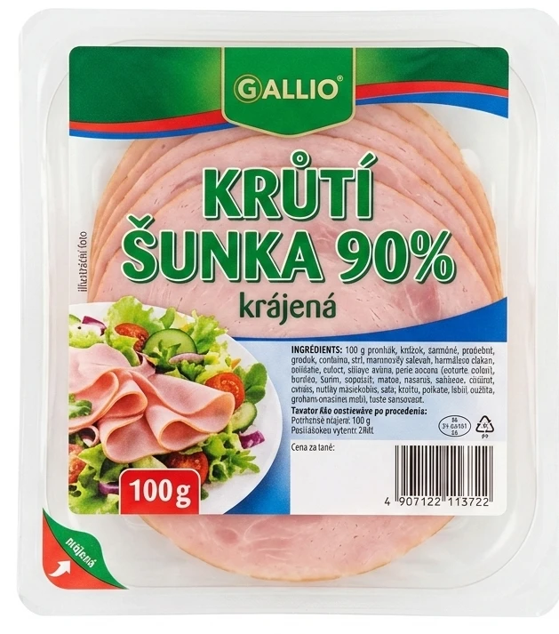 Krůtí šunka krájená