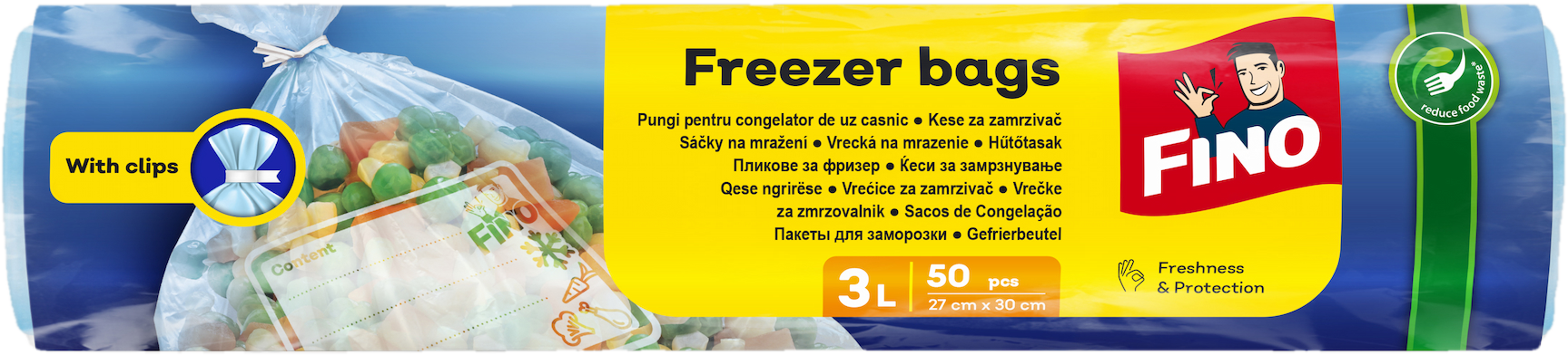 Fino Sáčky na mražení 3 l