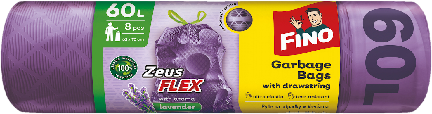 Fino LD Zeus Flex Aromatic zatahovací pytle levandule 60 l