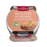 Mouettes d'Arvor salmon rillettes with lemon and dill, Lososová pomazánka s citrónem a koprem 125g