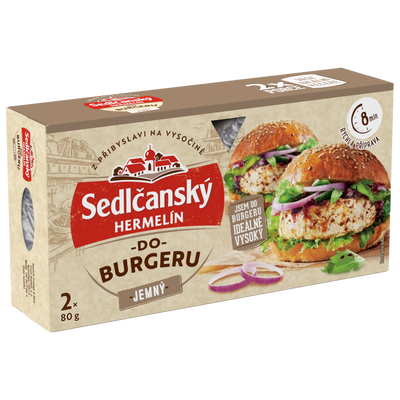 Sedlčanský Hermelín do Burgeru (2x80g)