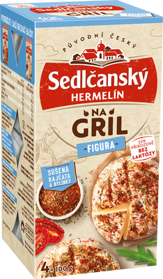 Sedlčanský Hermelín Figura na gril s kořením (4x100g)