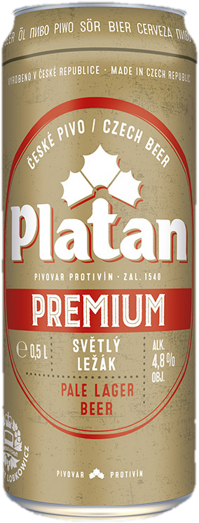 Platan Premium světlý ležák plech