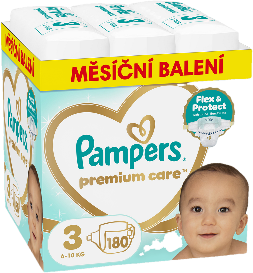 Pampers Premium Care jednorázové plenky 3 (6–10 kg)