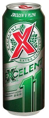 Excelent 11, speciální světlý ležák, plech