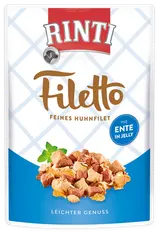 Rinti Filetto Adult kuře a kachna v želé, kapsička pro psy