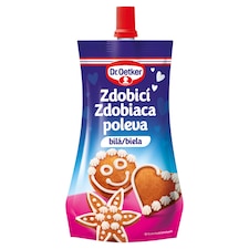 Dr. Oetker Zdobicí poleva bílá 140g