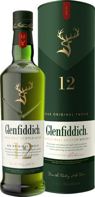 Glenfiddich 12YO Malt (40%) (dárkový box)