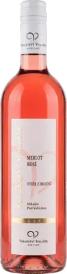 Vinařství Volařík Merlot Rosé, výběr z hroznů