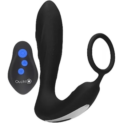 Sexy Elephant Anální kolík pro elektrosex Load of Pleasure s erekčním kroužkem a dálkovým ovládáním (14,5 cm)