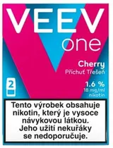 VEEV ONE Cherry 2 náplně do e-cigarety 1,6%