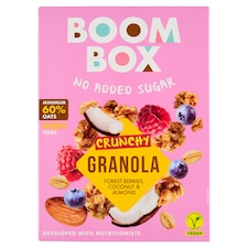 Boom Box granola lesní ovoce, kokos a mandle 300g