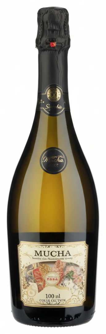 Mucha Sekt Šumivé víno/Nealkoholický nápoj sycený