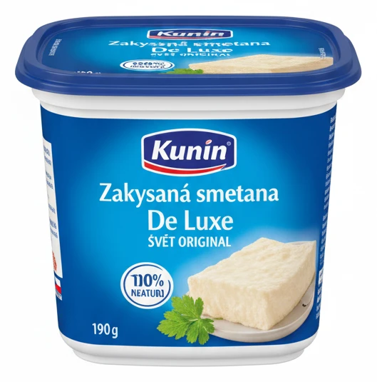 Zakysaná smetana De Luxe 20% Kunín